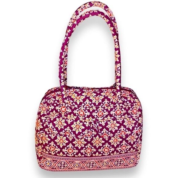 Beautiful NWOT Vera Bradley Medallion Bowler Purse Satchel Handbag  Retired - Picture 12 of 13
